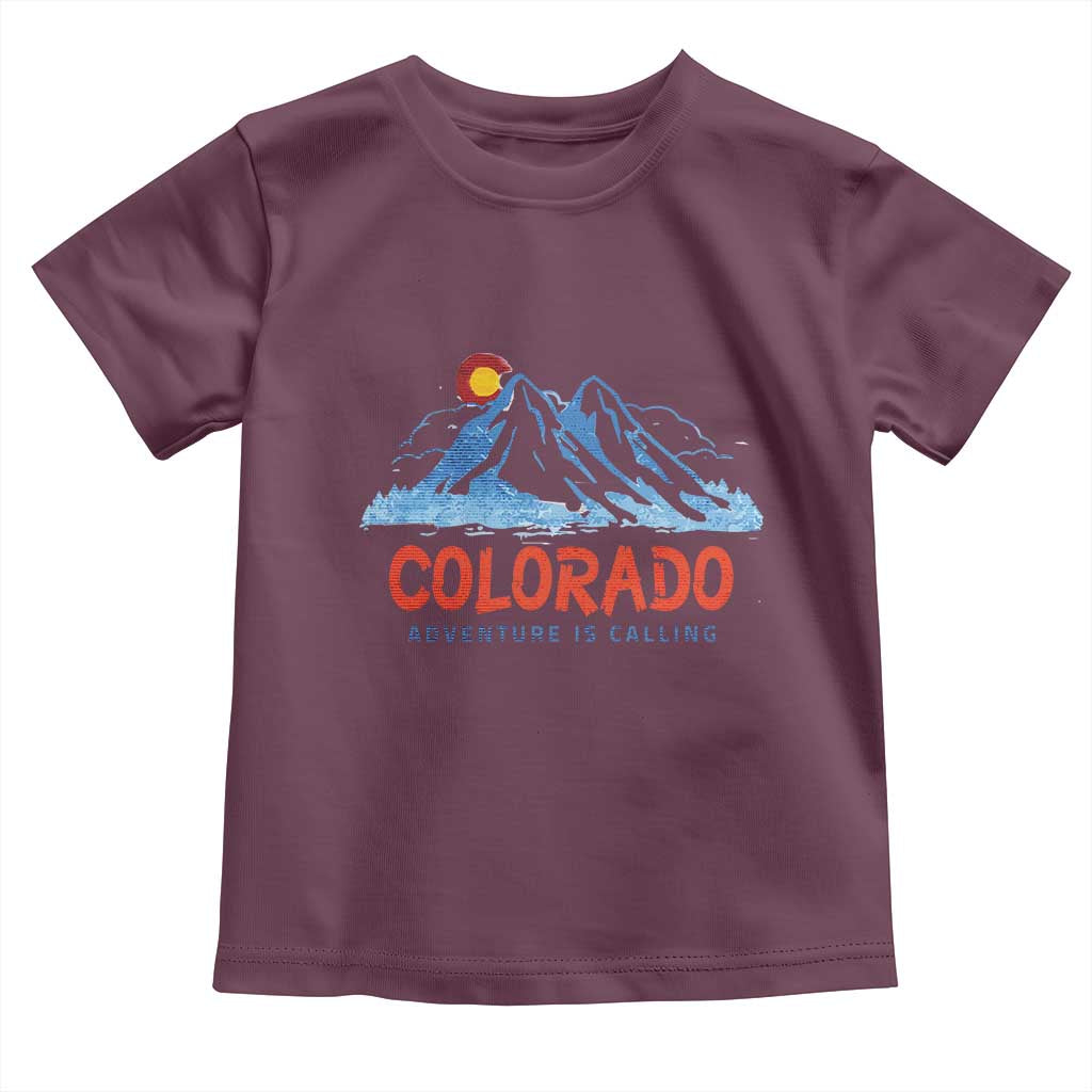 Colorado Toddler T Shirt Adventure Is Calling Nature Lover Outdoor Activities
