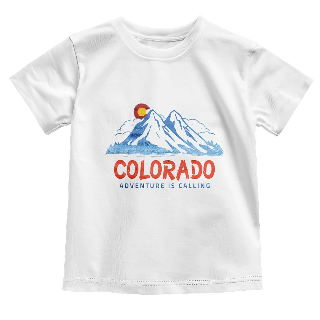Colorado Toddler T Shirt Adventure Is Calling Nature Lover Outdoor Activities