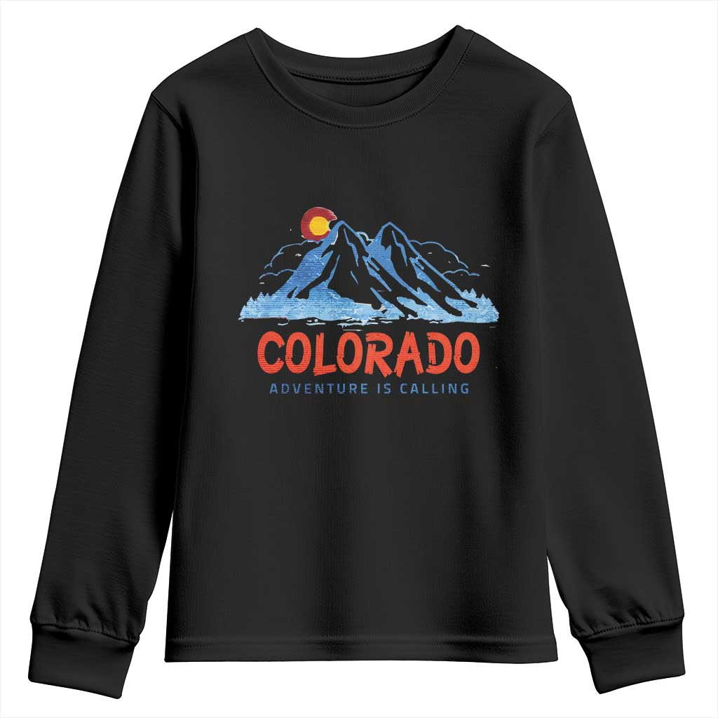 Colorado Youth Sweatshirt Adventure Is Calling Nature Lover Outdoor Activities