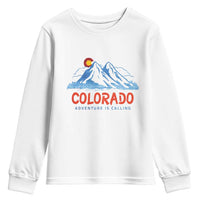 Colorado Youth Sweatshirt Adventure Is Calling Nature Lover Outdoor Activities