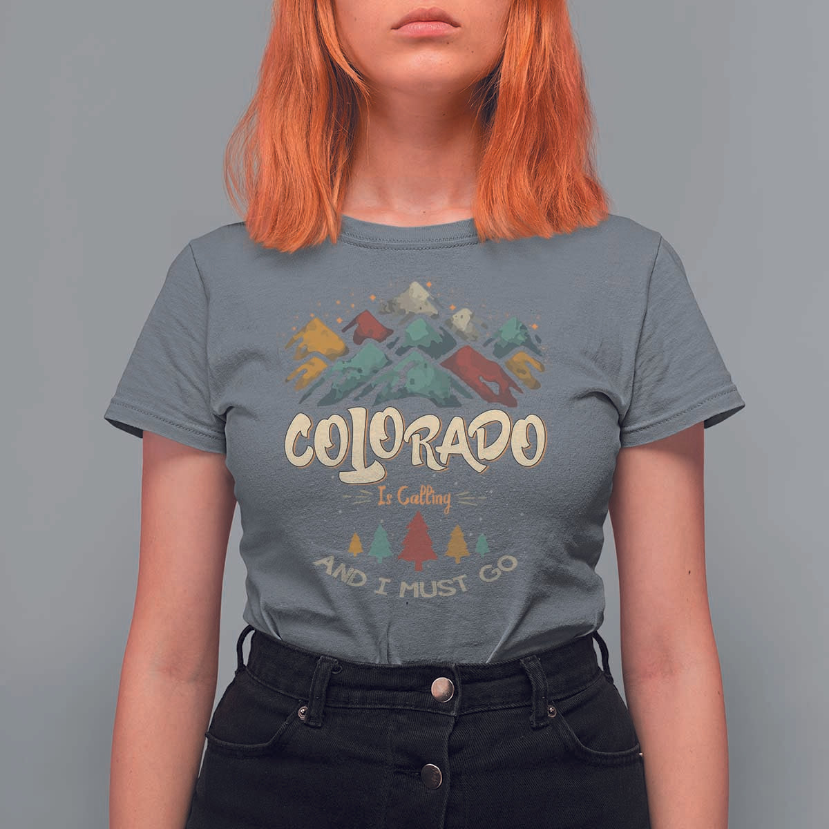 Colorado Is Calling And I Must Go T Shirt For Women Nature Lover Outdoor Activities - Wonder Print Shop