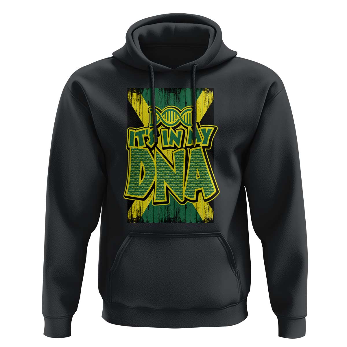 Jamaican Pride Hoodie Jamaica It's In My DNA - Wonder Print Shop