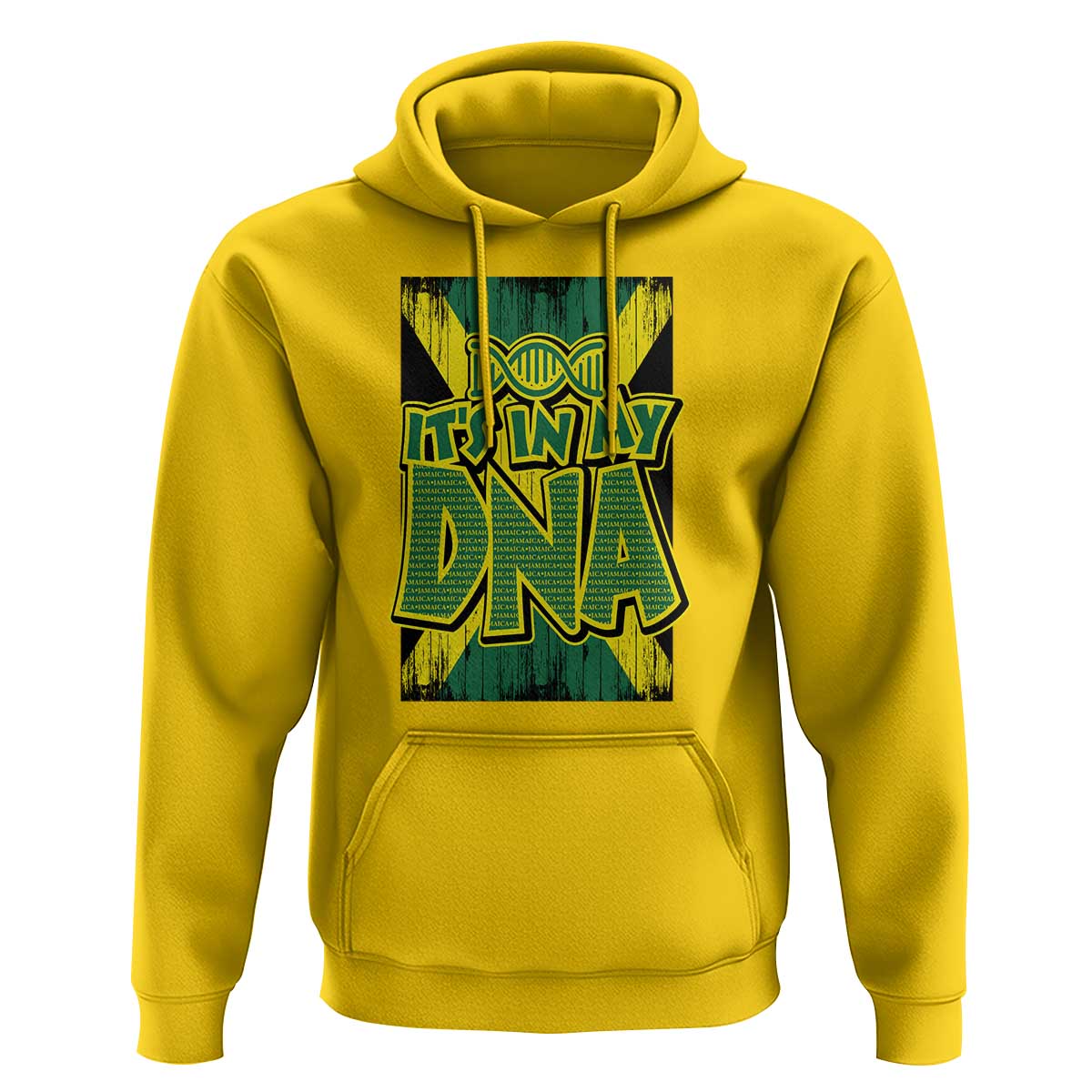 Jamaican Pride Hoodie Jamaica It's In My DNA - Wonder Print Shop