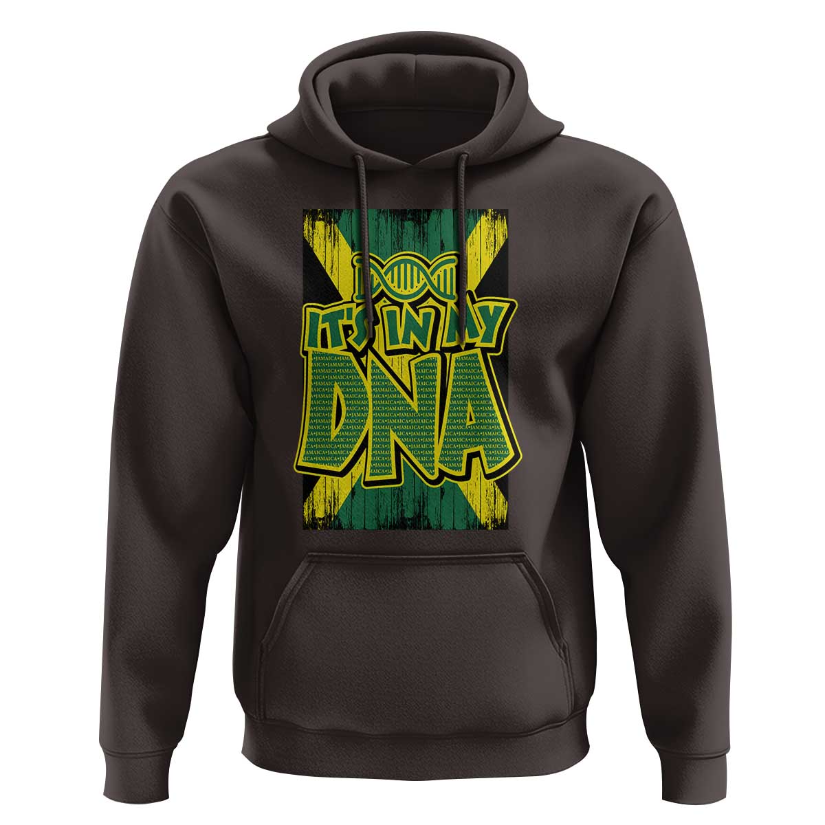 Jamaican Pride Hoodie Jamaica It's In My DNA - Wonder Print Shop