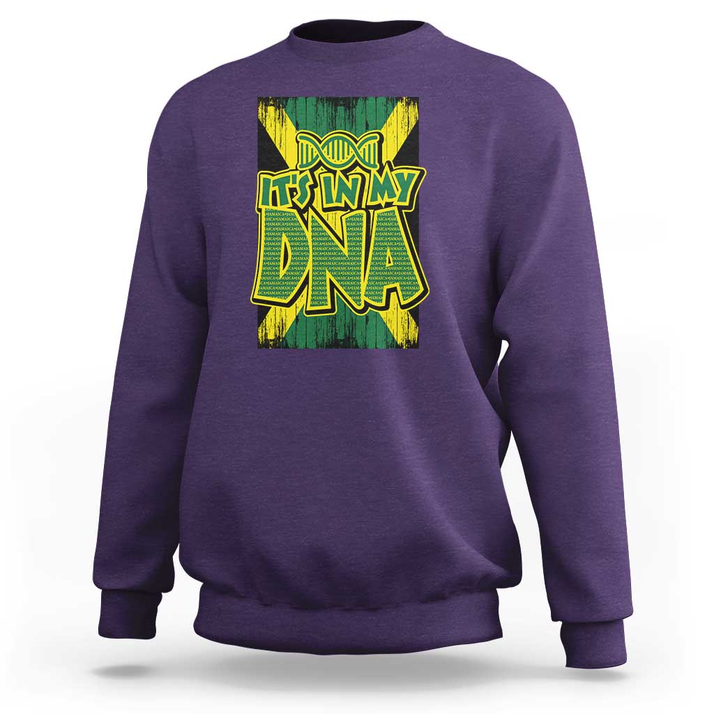 Jamaican Pride Sweatshirt Jamaica It's In My DNA - Wonder Print Shop