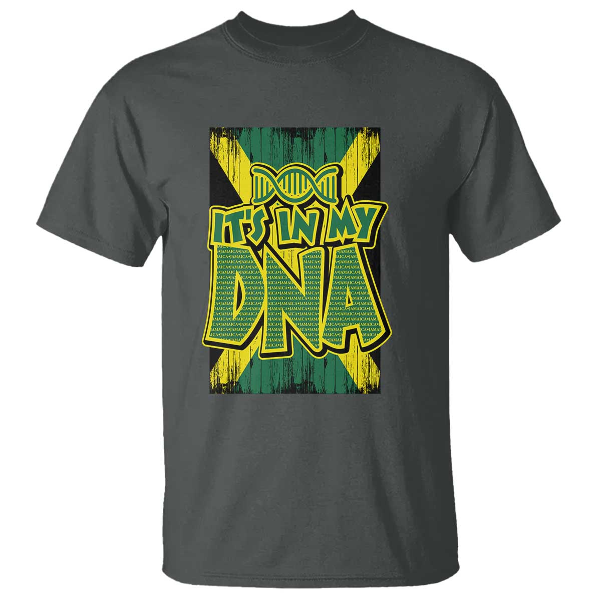 Jamaican Pride T Shirt Jamaica It's In My DNA - Wonder Print Shop