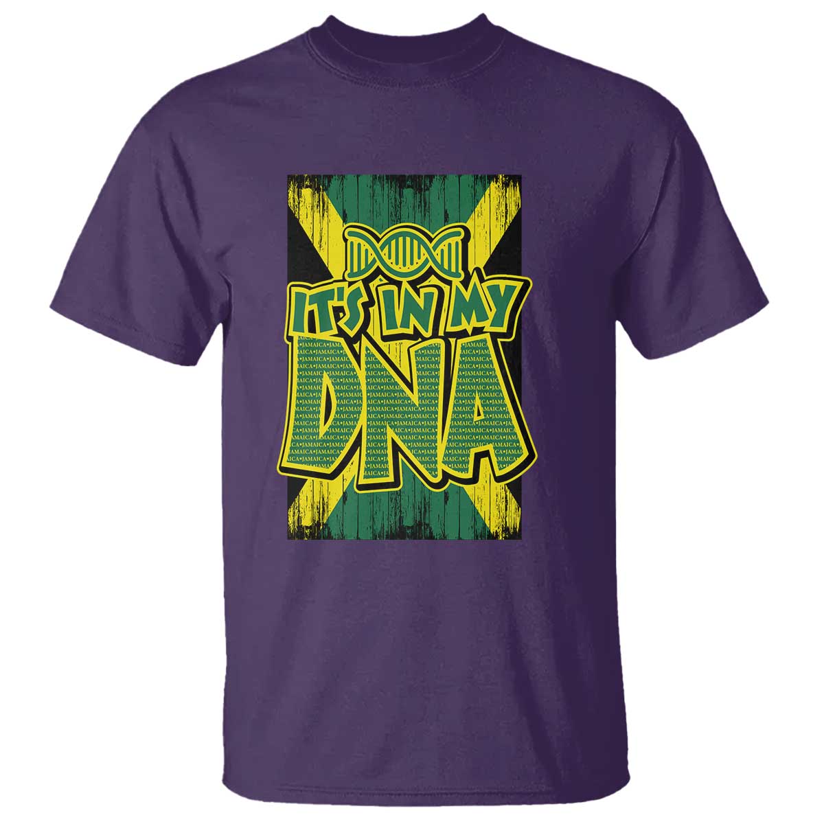 Jamaican Pride T Shirt Jamaica It's In My DNA - Wonder Print Shop