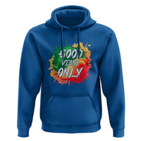 Good Vibes Only  Rasta Reggae Jamaica Hoodie - Wonder Print Shop