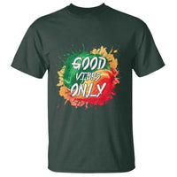 Good Vibes Only  Rasta Reggae Jamaica T Shirt - Wonder Print Shop