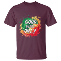Good Vibes Only  Rasta Reggae Jamaica T Shirt - Wonder Print Shop