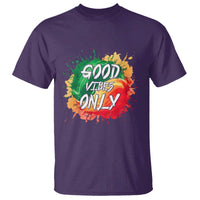 Good Vibes Only  Rasta Reggae Jamaica T Shirt - Wonder Print Shop