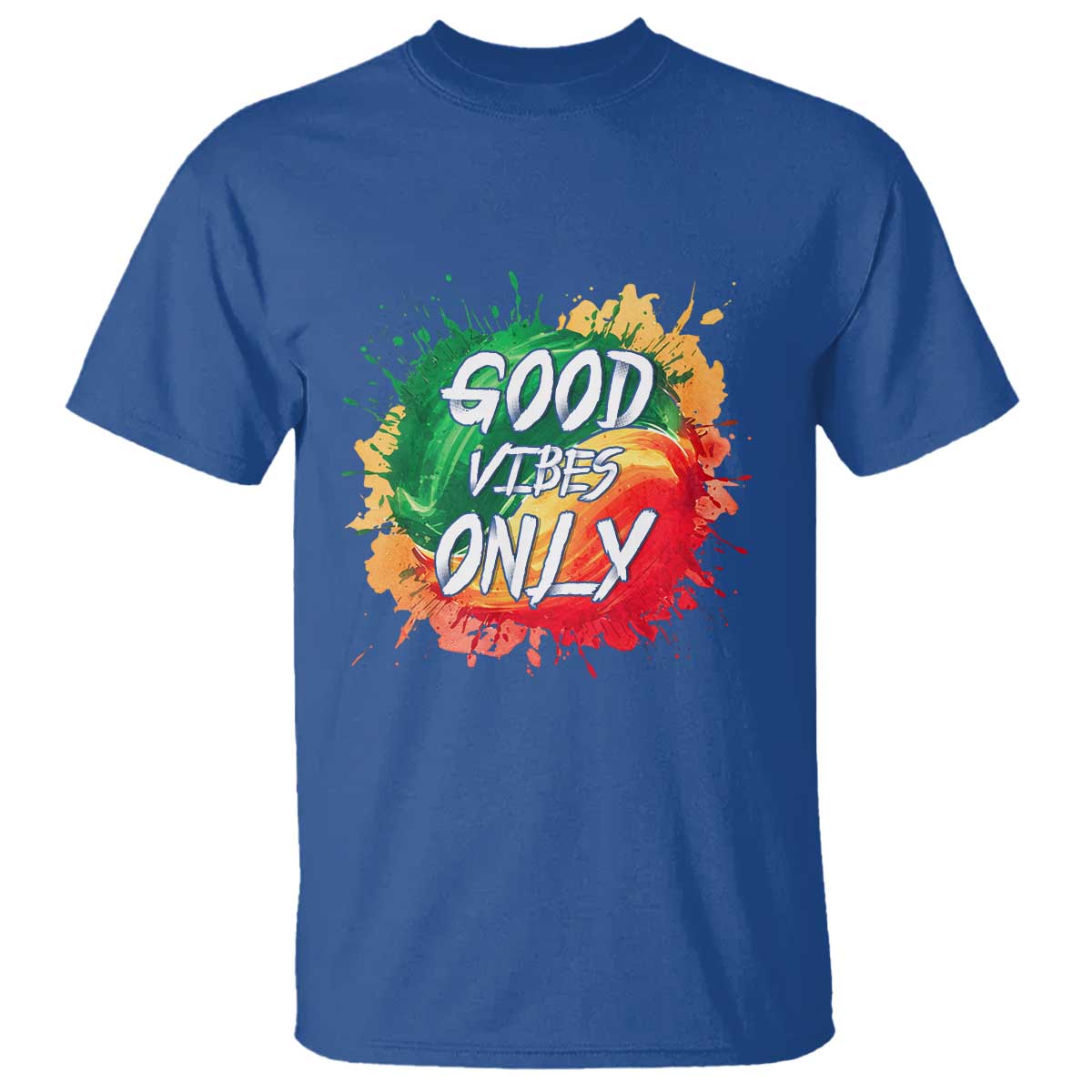 Good Vibes Only  Rasta Reggae Jamaica T Shirt - Wonder Print Shop