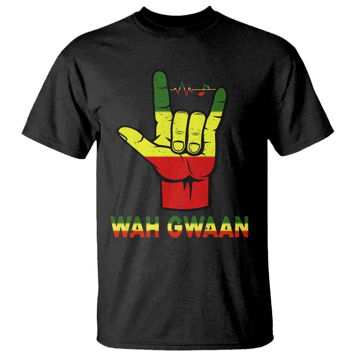 Reggae Lover T Shirt Wah Gwaan Jamaica jamaican - Wonder Print Shop