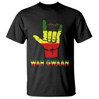 Reggae Lover T Shirt Wah Gwaan Jamaica jamaican - Wonder Print Shop