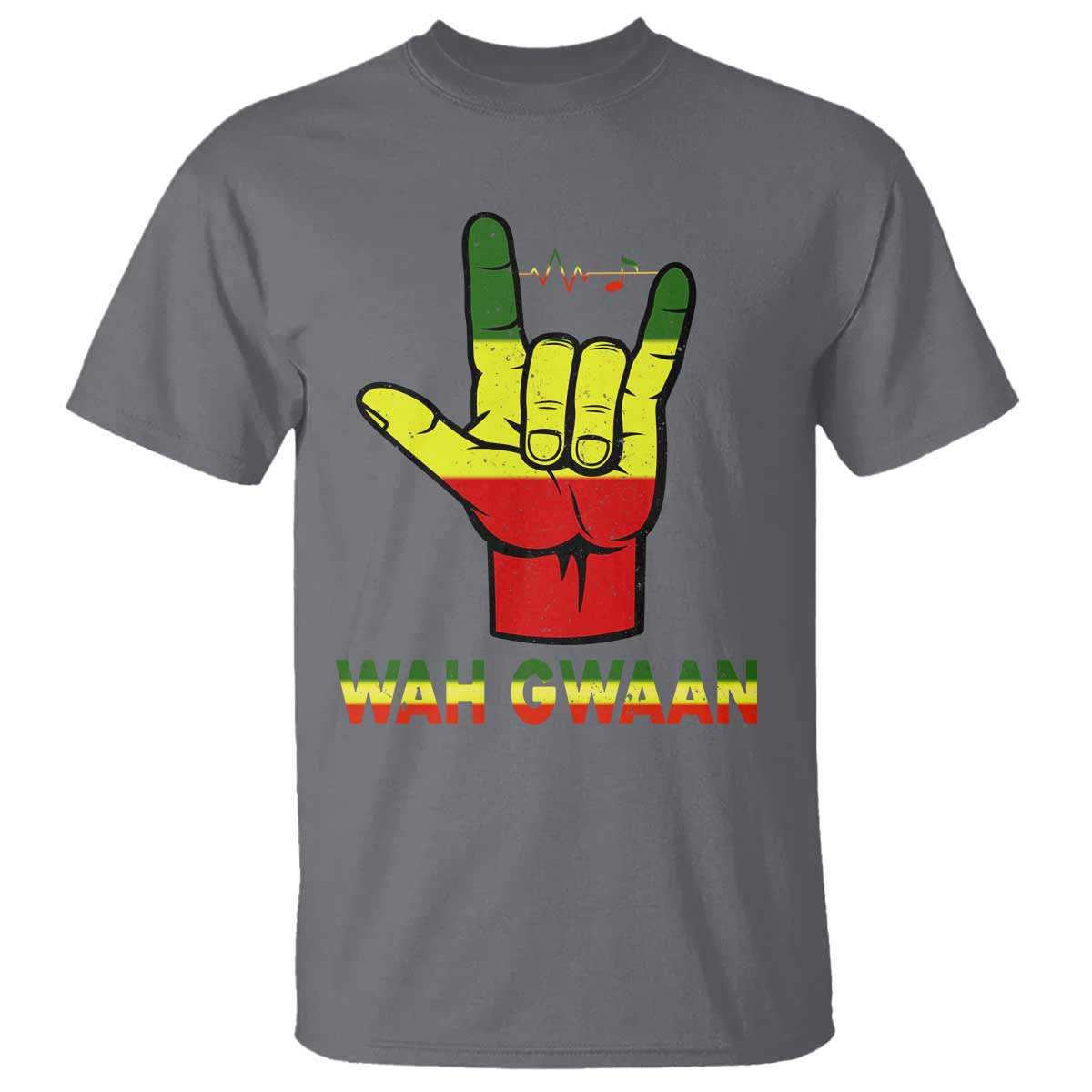 Reggae Lover T Shirt Wah Gwaan Jamaica jamaican - Wonder Print Shop