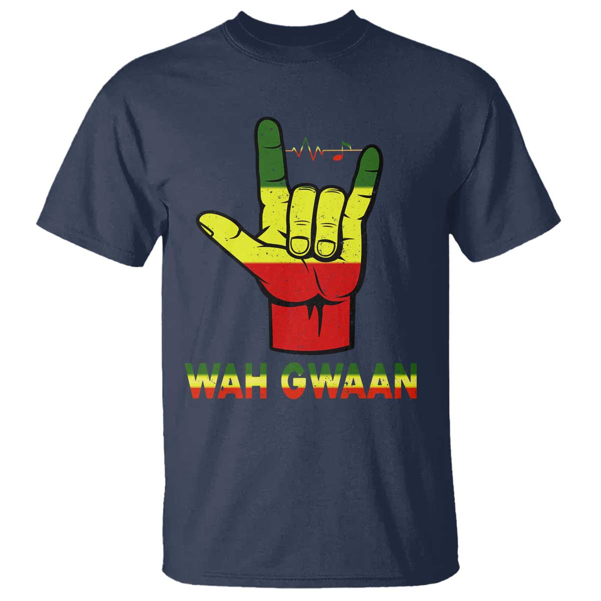 Reggae Lover T Shirt Wah Gwaan Jamaica jamaican - Wonder Print Shop