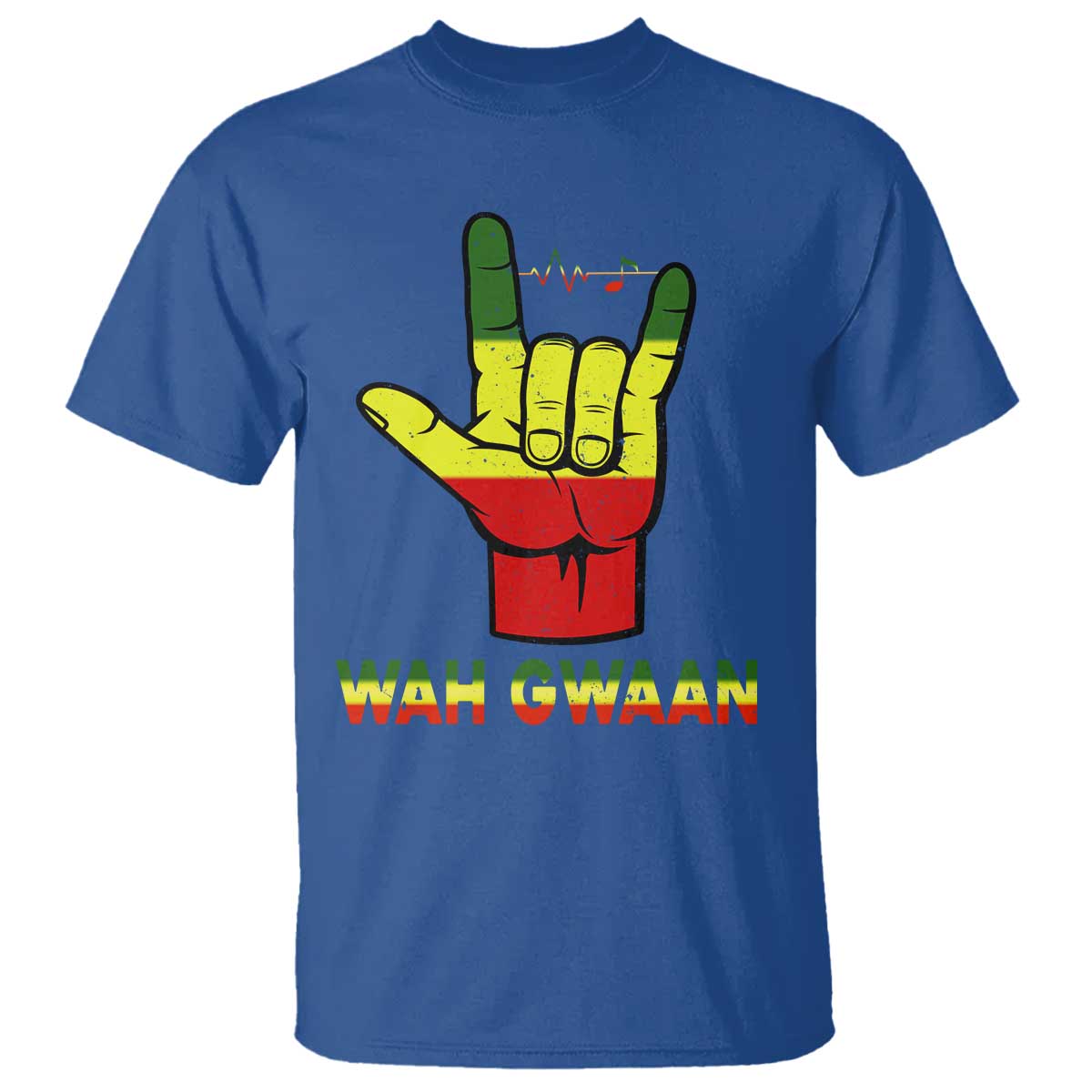 Reggae Lover T Shirt Wah Gwaan Jamaica jamaican - Wonder Print Shop