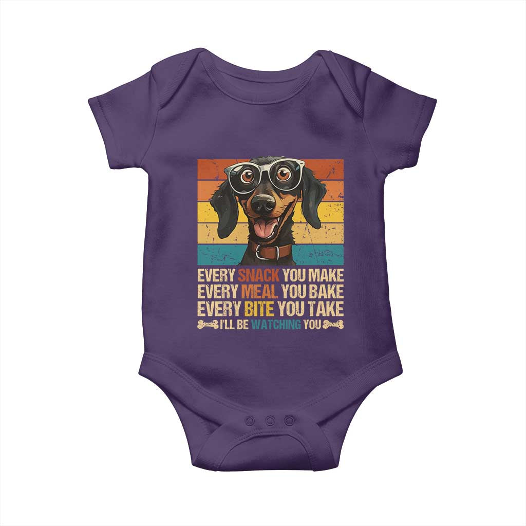 Funny Dog Lover Baby Onesie I'll Be Watching You