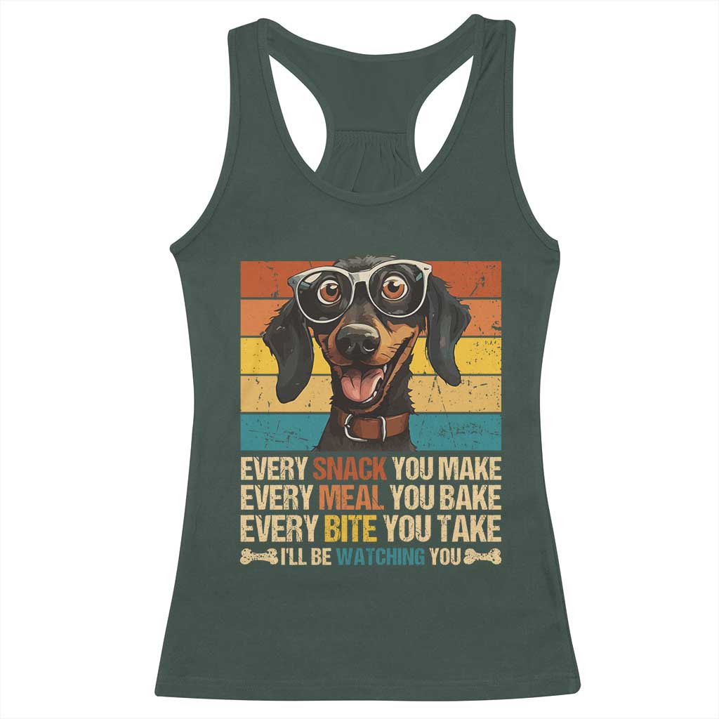 Funny Dog Lover Racerback Tank Top I'll Be Watching You