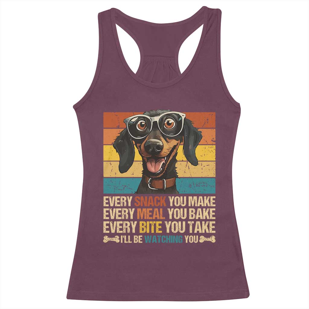 Funny Dog Lover Racerback Tank Top I'll Be Watching You