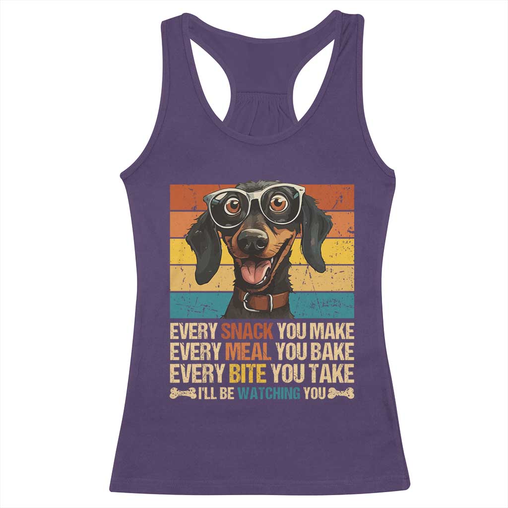 Funny Dog Lover Racerback Tank Top I'll Be Watching You