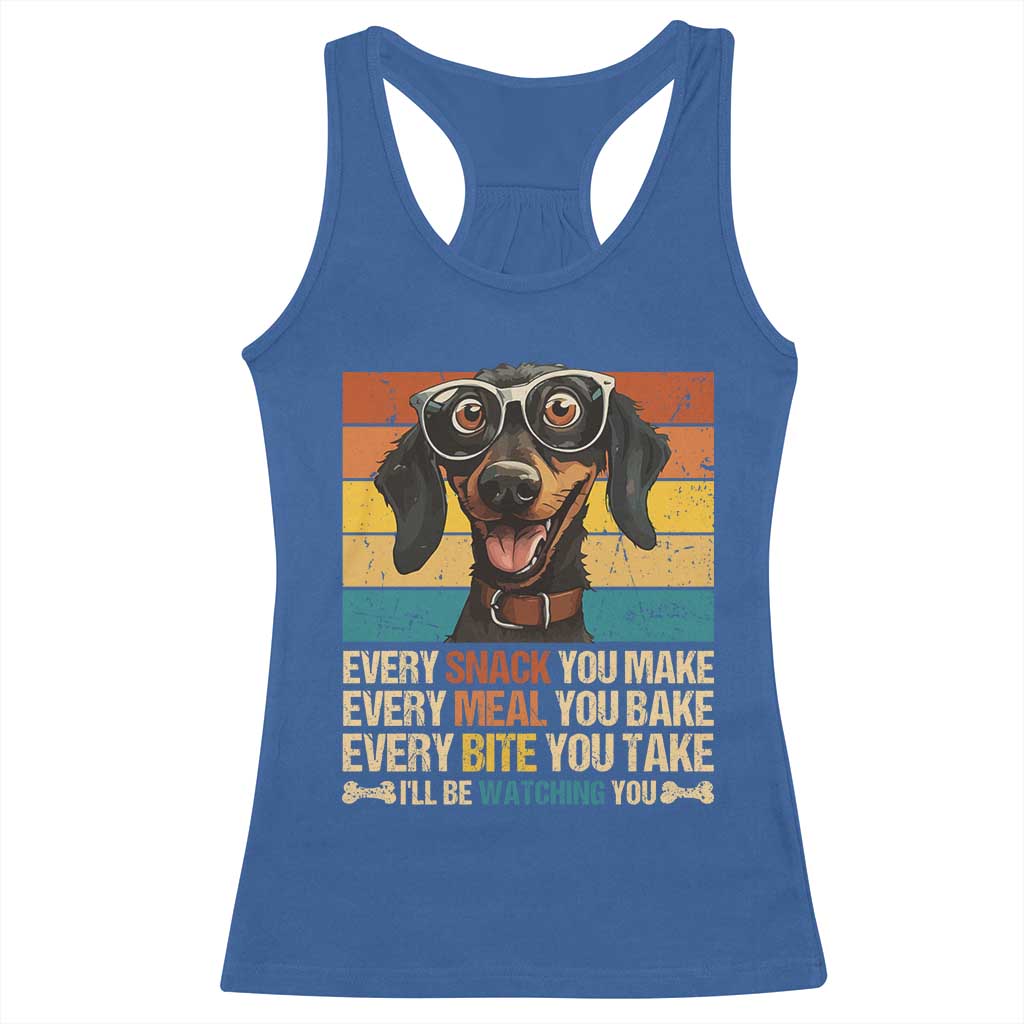 Funny Dog Lover Racerback Tank Top I'll Be Watching You