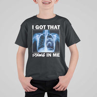 Funny I Got That Dawg In Me Xray Pitbull Meme T Shirt For Kid - Wonder Print Shop