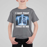 Funny I Got That Dawg In Me Xray Pitbull Meme T Shirt For Kid - Wonder Print Shop