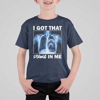 Funny I Got That Dawg In Me Xray Pitbull Meme T Shirt For Kid - Wonder Print Shop