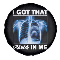 Funny I Got That Dawg In Me Xray Pitbull Meme Spare Tire Cover