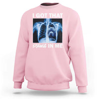 Funny I Got That Dawg In Me Xray Pitbull Meme Sweatshirt - Wonder Print Shop