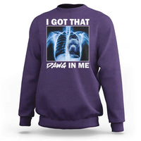 Funny I Got That Dawg In Me Xray Pitbull Meme Sweatshirt - Wonder Print Shop