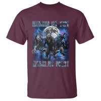 Alpha Wolf T Shirt Human By Day Sigma By Night - Wonder Print Shop