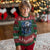 Alpha Wolf Ugly Christmas Sweater Human By Day Sigma By Night - Wonder Print Shop