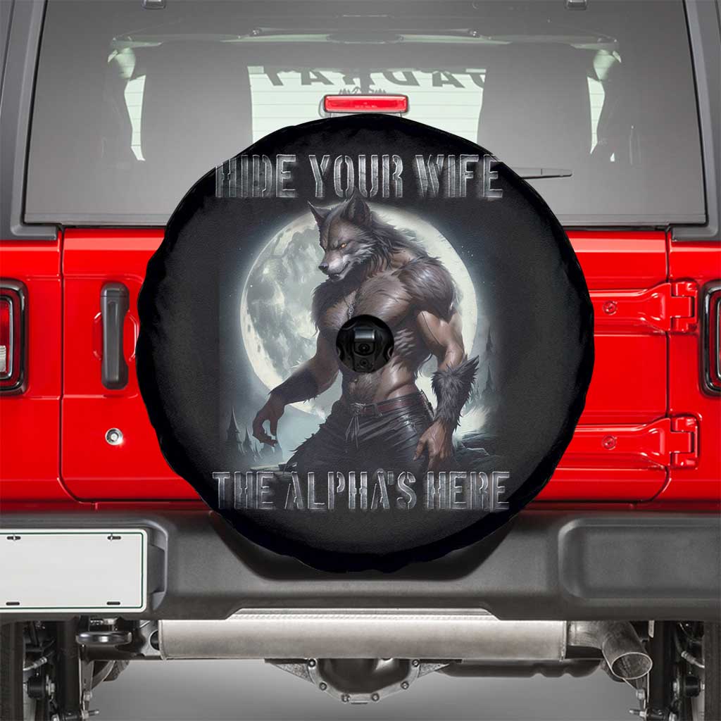 Alpha Wolf Spare Tire Cover Hide Your Wife The Alpha's Here