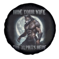 Alpha Wolf Spare Tire Cover Hide Your Wife The Alpha's Here