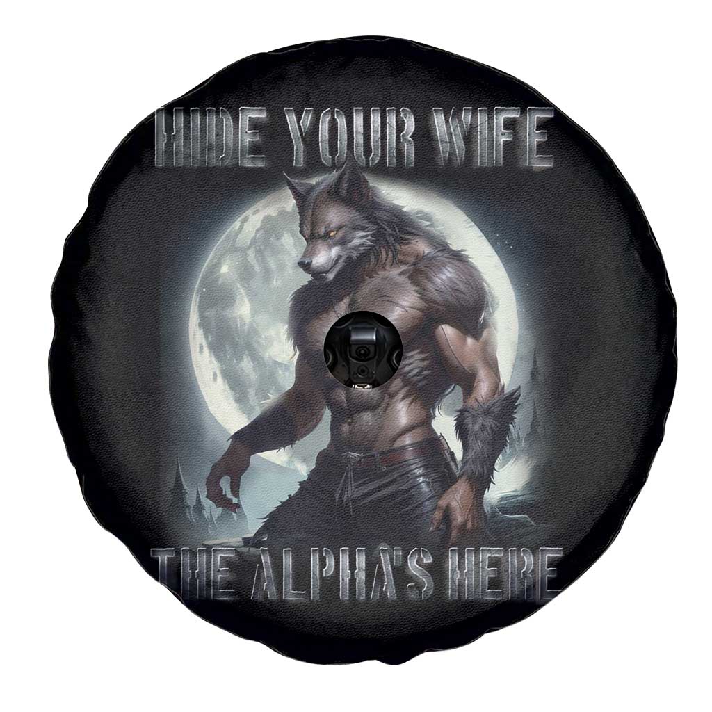Alpha Wolf Spare Tire Cover Hide Your Wife The Alpha's Here