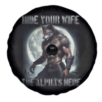Alpha Wolf Spare Tire Cover Hide Your Wife The Alpha's Here