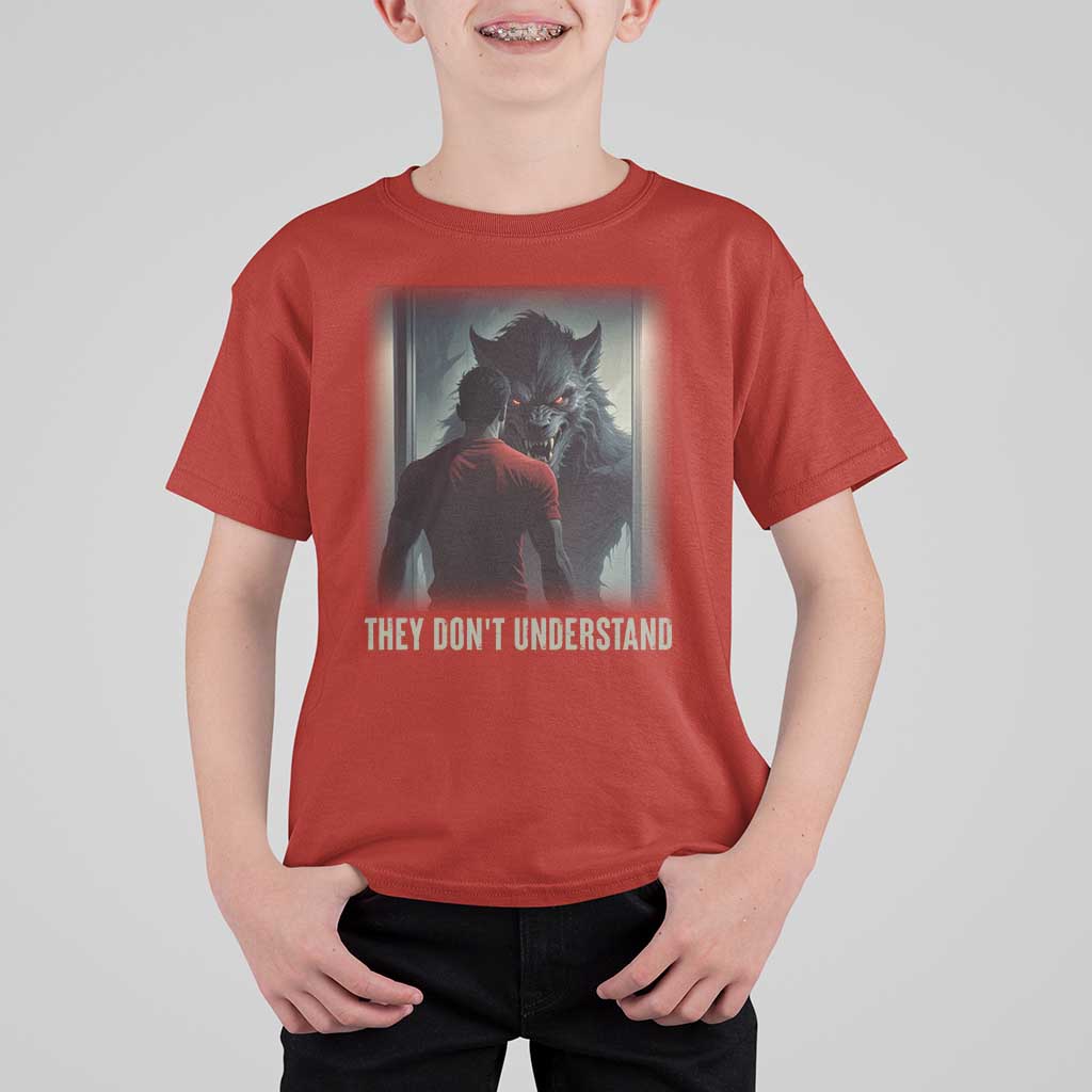 Alpha Wolf They Don't Understand T Shirt For Kid - Wonder Print Shop