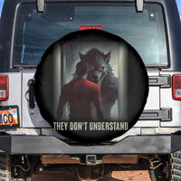 Alpha Wolf They Don't Understand Spare Tire Cover