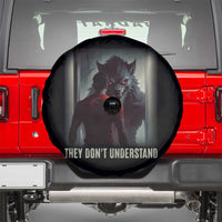 Alpha Wolf They Don't Understand Spare Tire Cover