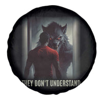 Alpha Wolf They Don't Understand Spare Tire Cover