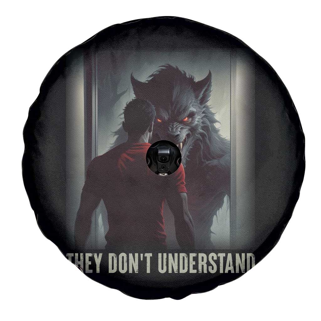 Alpha Wolf They Don't Understand Spare Tire Cover
