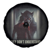 Alpha Wolf They Don't Understand Spare Tire Cover