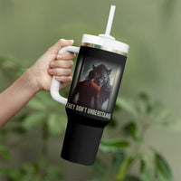 Alpha Wolf They Don't Understand Tumbler With Handle