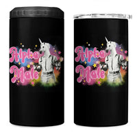 Funny Alpha Male Unicorn 4 in 1 Can Cooler Tumbler