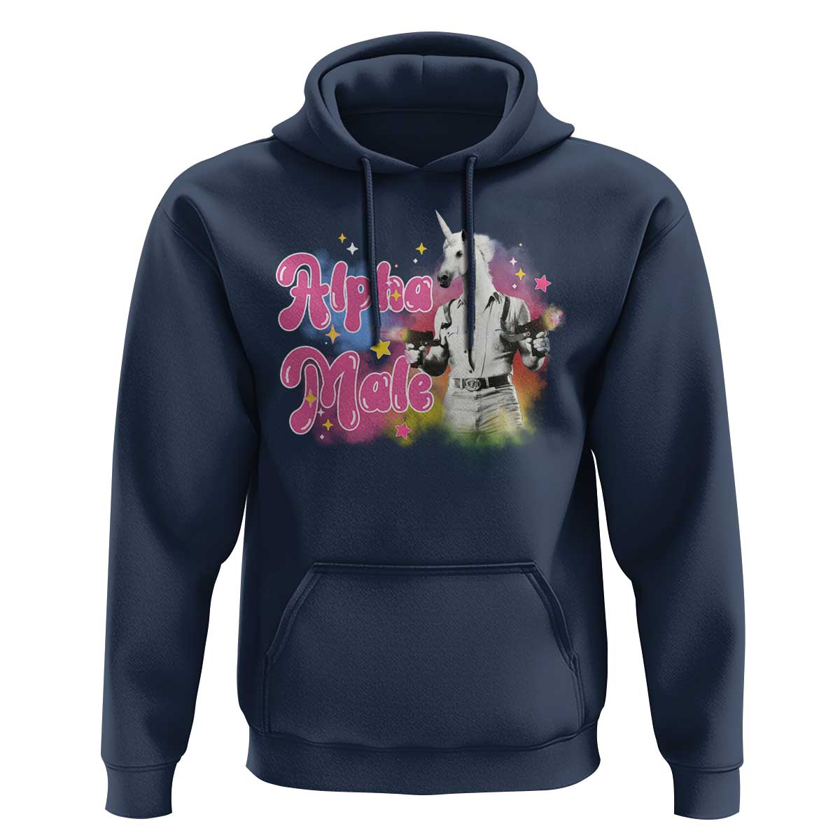 Funny Alpha Male Unicorn Hoodie