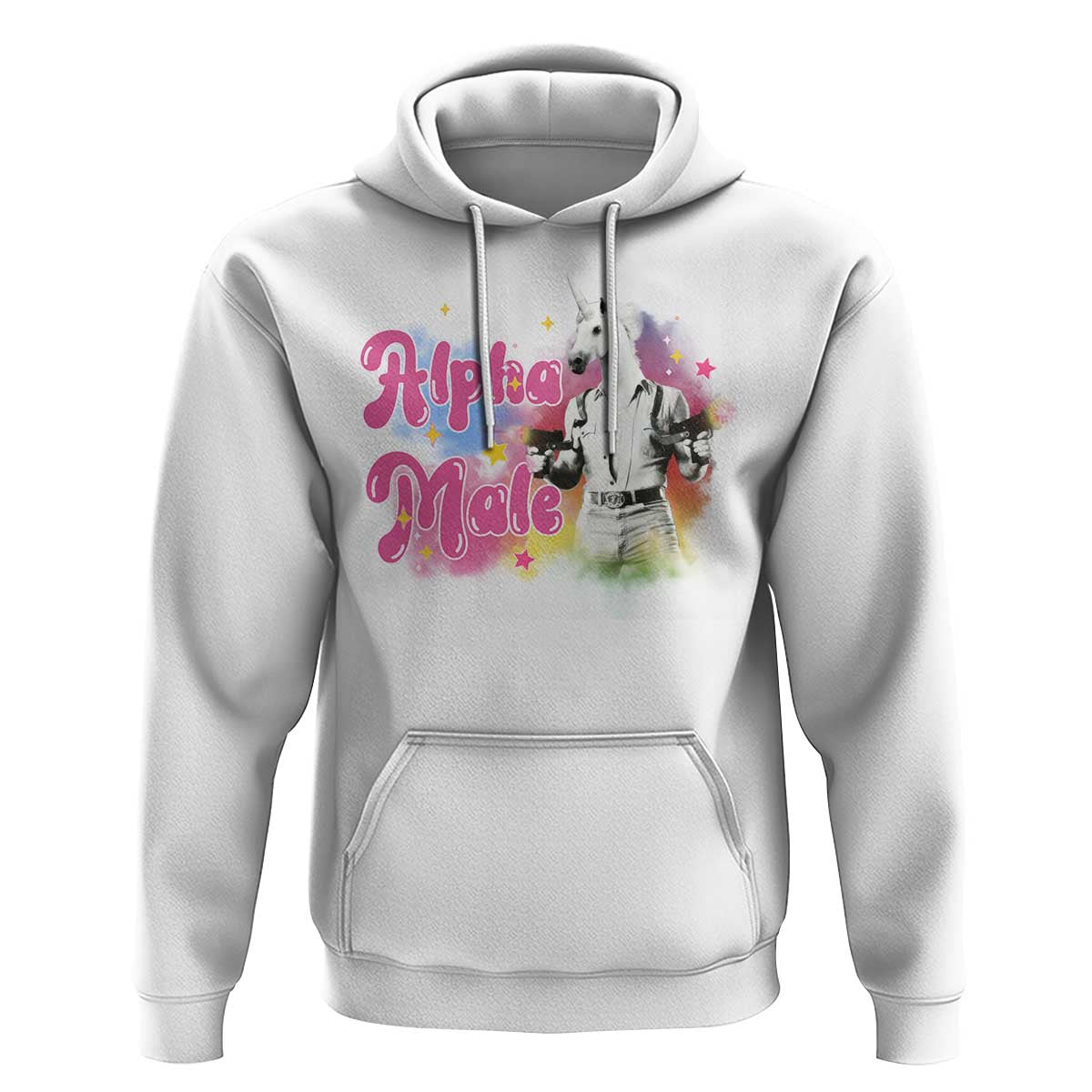 Funny Alpha Male Unicorn Hoodie