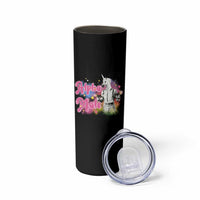 Funny Alpha Male Unicorn Skinny Tumbler