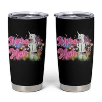 Funny Alpha Male Unicorn Tumbler Cup